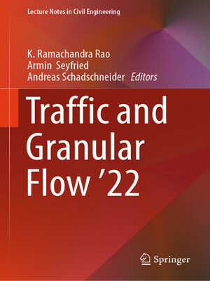 cover image of Traffic and Granular Flow '22